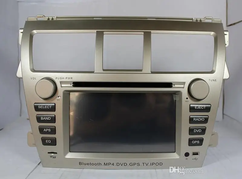 Clearance 7" Car DVD player with GPS(opt),USB/SD,AUX,BT/TV,car multimedia audio Radio stereo for TOYOTA VIOS 2007 2008 2009 2010 2011 2012 8