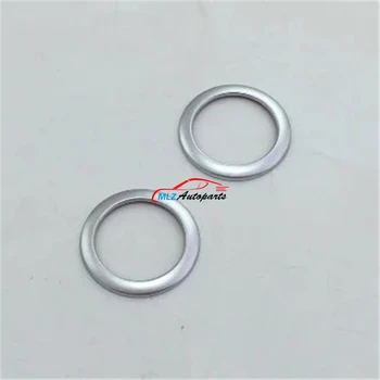 

Car Interior Door Tweeter Sound Stereo Speaker Ring Cover Trim Matte Silver ABS Chrome 2PCS For BMW X1 F48 2016 2017