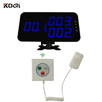 

Most Popular Wireless Patient Call With LED Display 3-keys Call Emergency Cancel Button For Hospital Nursing Home