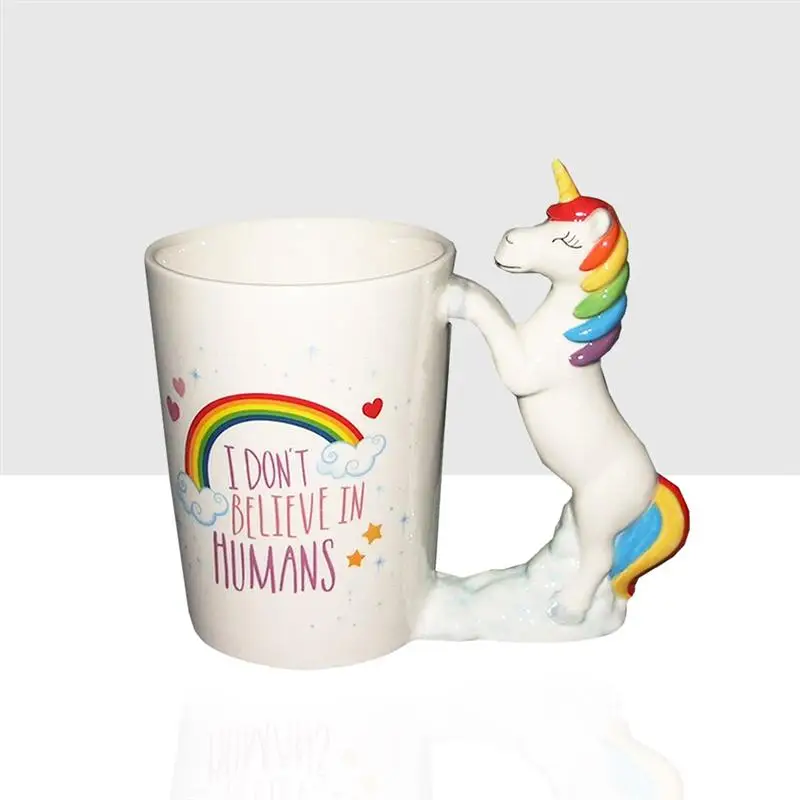 I Don't Believe In Humans Unicorn Coffee Mug