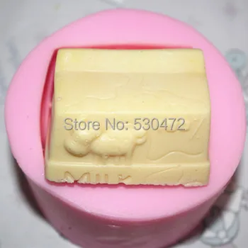 

1 pcs milk shape clay pottery mould silicone cake mold soap Mold FM
