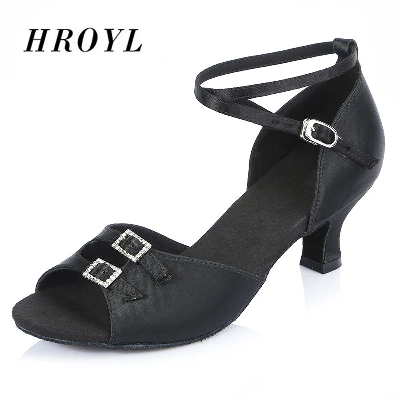 Women's Girls Ladies Ballroom Latin Tango Dance Shoes With Buckle