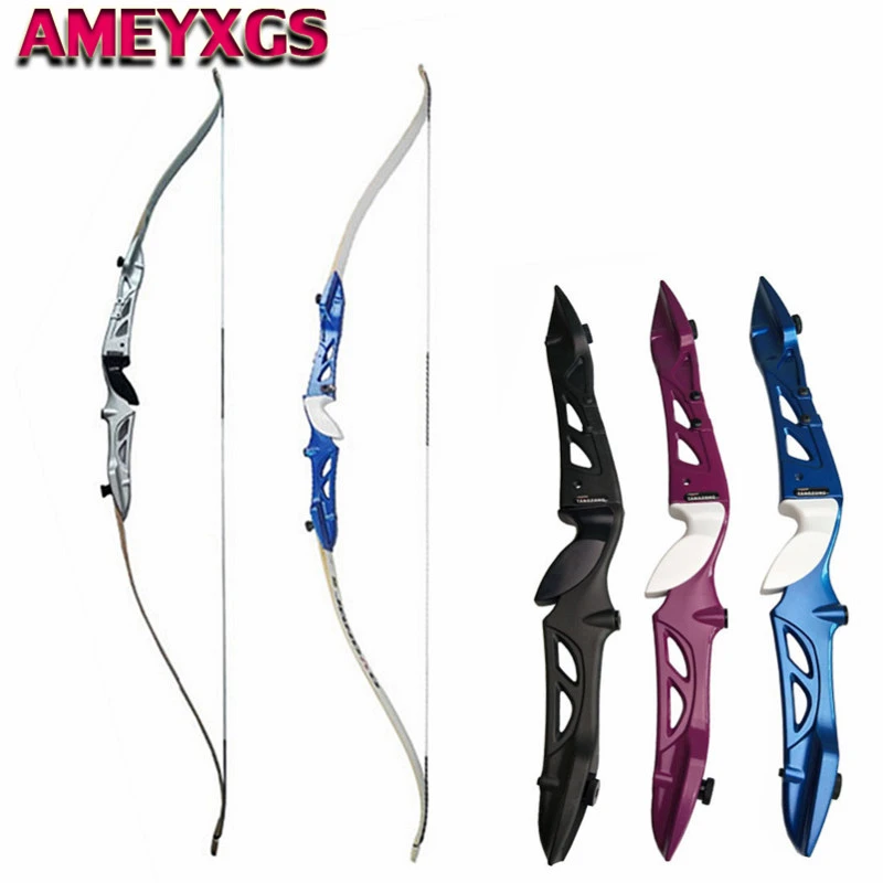 

66" Archery Takedown Hunting Recurve Bow Aluminum Alloy Riser Right Hand 16lbs-40lbs For Outdoor Hunting Shooting Accessories