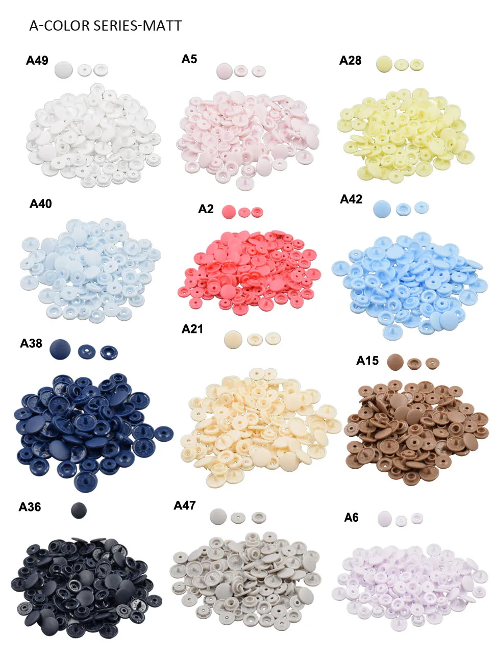 Пластиковые защелки T5 12 мм 200/1000 комплектов пластиковые защелкивающиеся кнопки KAM