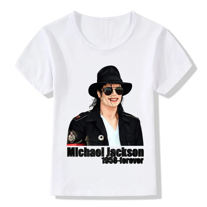 Майкл Джексон Bad дизайн детская футболка для мальчиков и девочек Рок н ролл звезда Топы футболка Дети Kpop крутая одежда ooo5145
