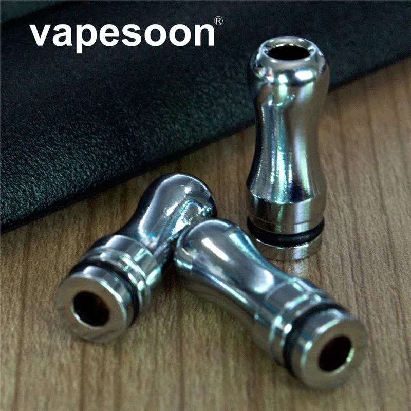 

25pcs Stainless Steel Vape 510 Drip Tip Wide Bore Mouthpiece for iJust S e cigarette RTA atomizer