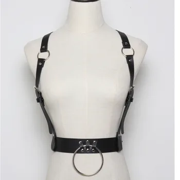 

LANMREM 2020 New Fashion All-match Ring Decorative Strap Type Girdle PU Leather Belt Female's Clothing Accessories YE903