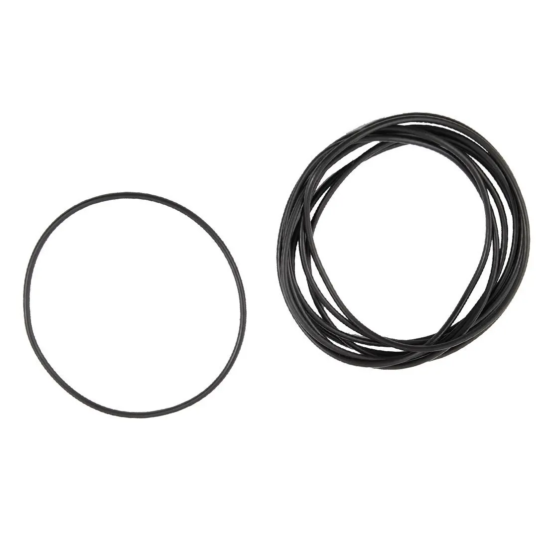 

10 pieces black nitrile rubber O ring eyelets Seal 80 mm x 85 mm x 2.5 mm