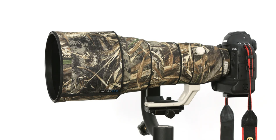  ROLANPRO Lens Clothing Camouflage Rain Cover for Canon EF 400mm F/2.8 L IS II USM Lens Protective C