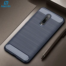 Hacrin Case For Oneplus 7 Pro Case Silicon Soft Carbon Fiber Cover For Oneplus 7 Pro Oneplus 7 Case 1+7 Full Protective Bumper
