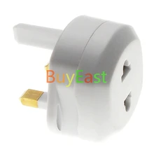 5 шт. Великобритании в ЕС/США Travel адаптер Тип G Мощность переходник черный Цвет