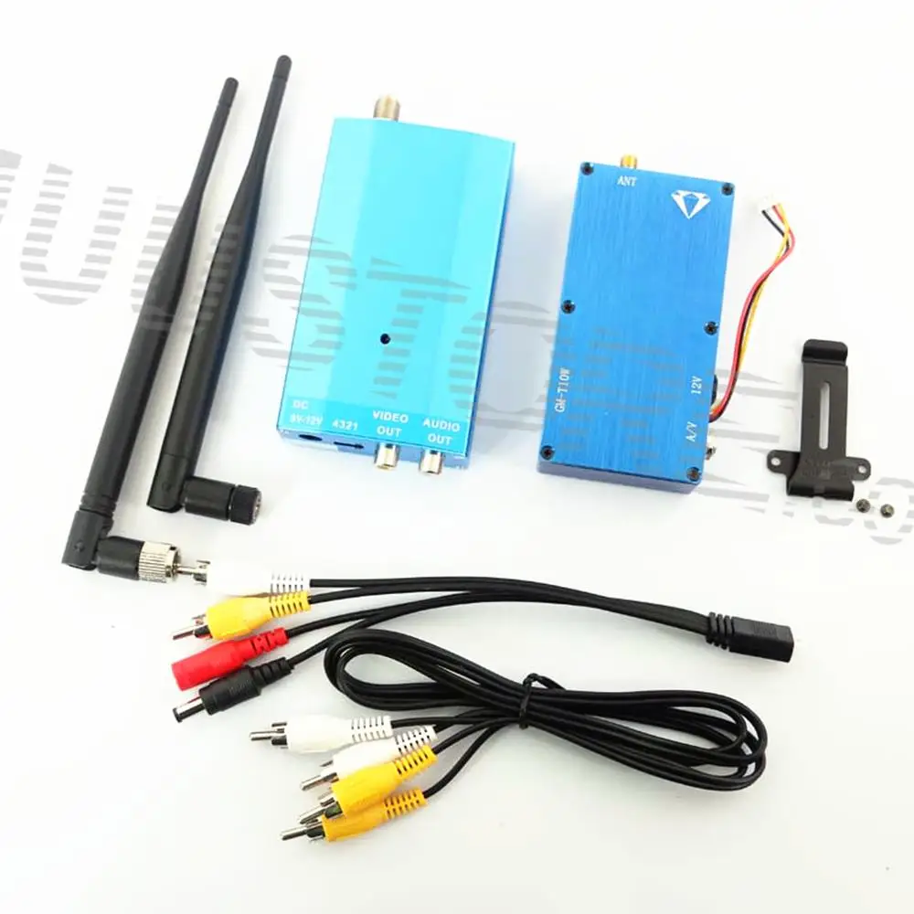 FPV 1,3 Ghz 10 Watt wireless video sender CCTV transceiver