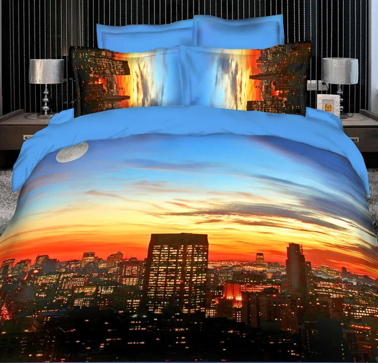 New York bridge sunset scenery 3d bedding sets building Bridge lights water 3d bed set quilt New York bridge sunset scenery 3d bedding sets building Bridge lights water 3d bed set quilt