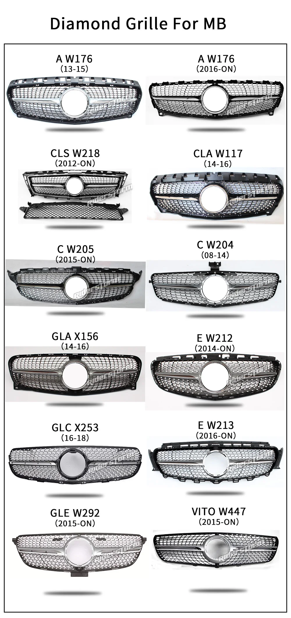 Для GLE класса W166 w292 Алмазная решетка 4matic Передняя решетка для Mercedes Benz GLE300 GLE320 GLE350 решетка алмаза