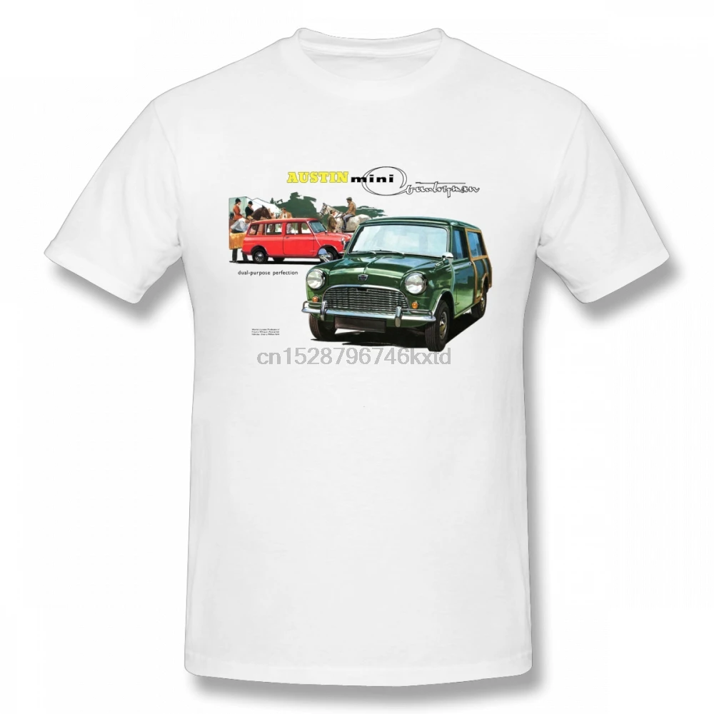 

Vintage Austin Mini Cooper Countryman T Shirt Male Novelty Custom For Male Round Neck T Shirt