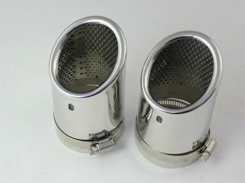 

CHROME EXHAUST MUFFLER TIP For VW Tiguan 2009 2010 2011 2012