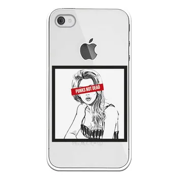 

Stand case costume drawing Punks Not Dead WP002 for Apple IPhone 4/4S