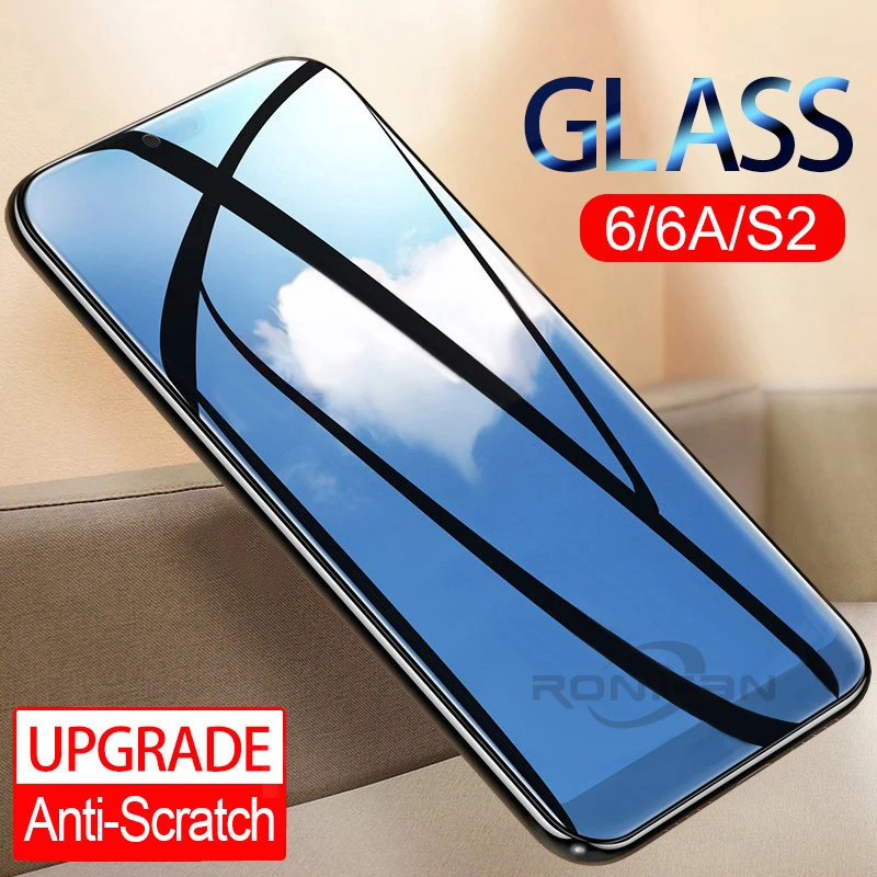 Protective Glass on the For Xiaomi Redmi 6A S2 6 Pro Tempered Screen Protector Film 0.25mm 2.5D Curved Note | Мобильные телефоны и