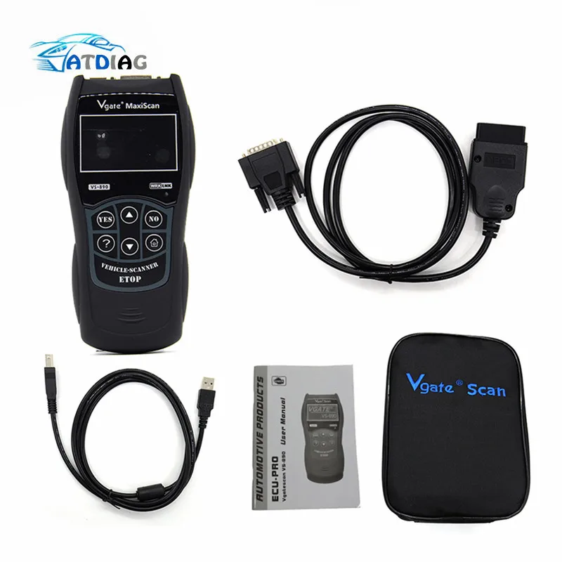 

Newly Vgate VS890 OBD2 Scanner VS-890 OBDII Code Reader Support OBD OBDII CAN Protocols 13 Languages Better ELM327 AD310