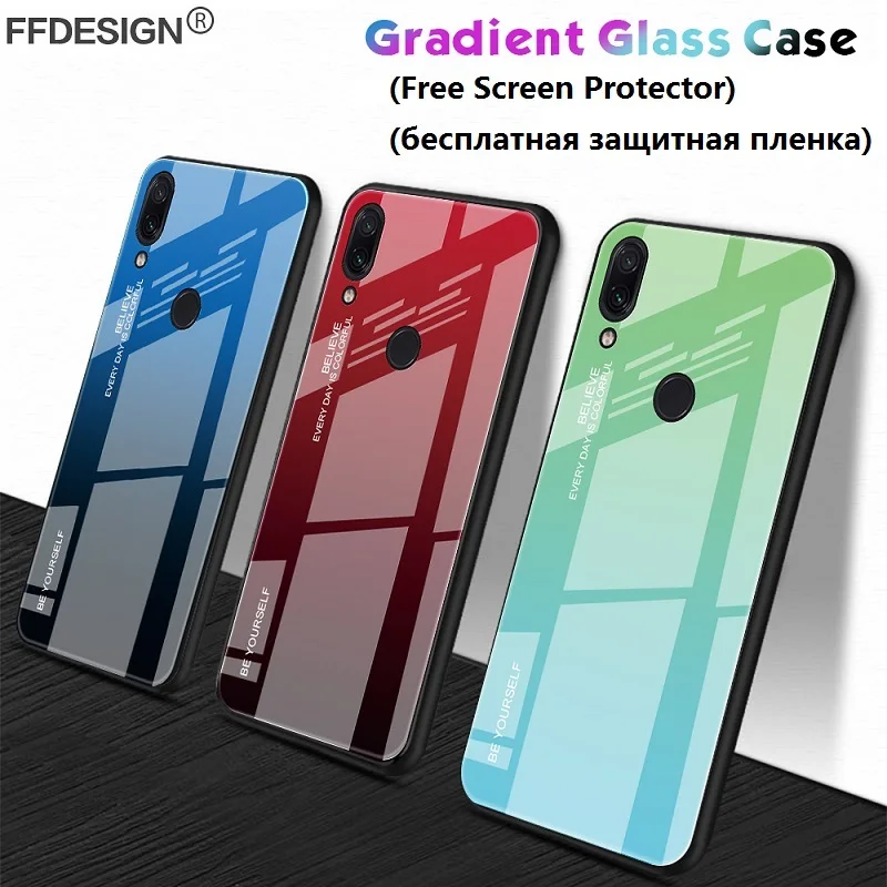 

Redmi 6A Note 6 Pro Case Glass Cover Case for Xiaomi Redmi 6 Pro 6A 5 Plus Note 7 6 5 Pro Case Glass Cover Funda Coque Shell