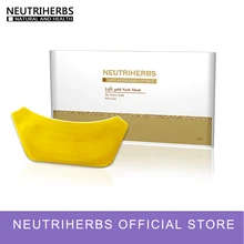 740pcs 24K Gold Collagen Neck Mask Lifting Soothing Exfoliating Moisturizer Anti Wrinkle Neck Spa
