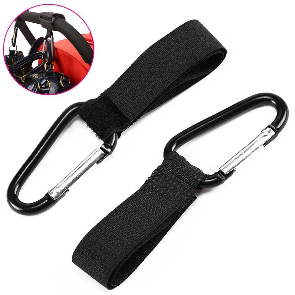 

Multipurpose Stroller Hook Buggy Clip Universal Pram Pushchair Hook Carabiner convenient fixed holder tool