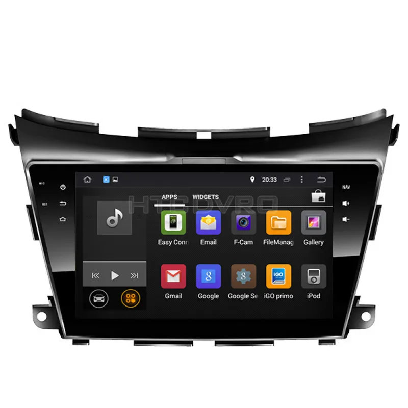 Top YMODVHT 10.1inch Octa Core 4GB+32GB Android 9.0 Car DVD Player for Nissan Murano 2015-  Radio Stereo GPS Navigation 2