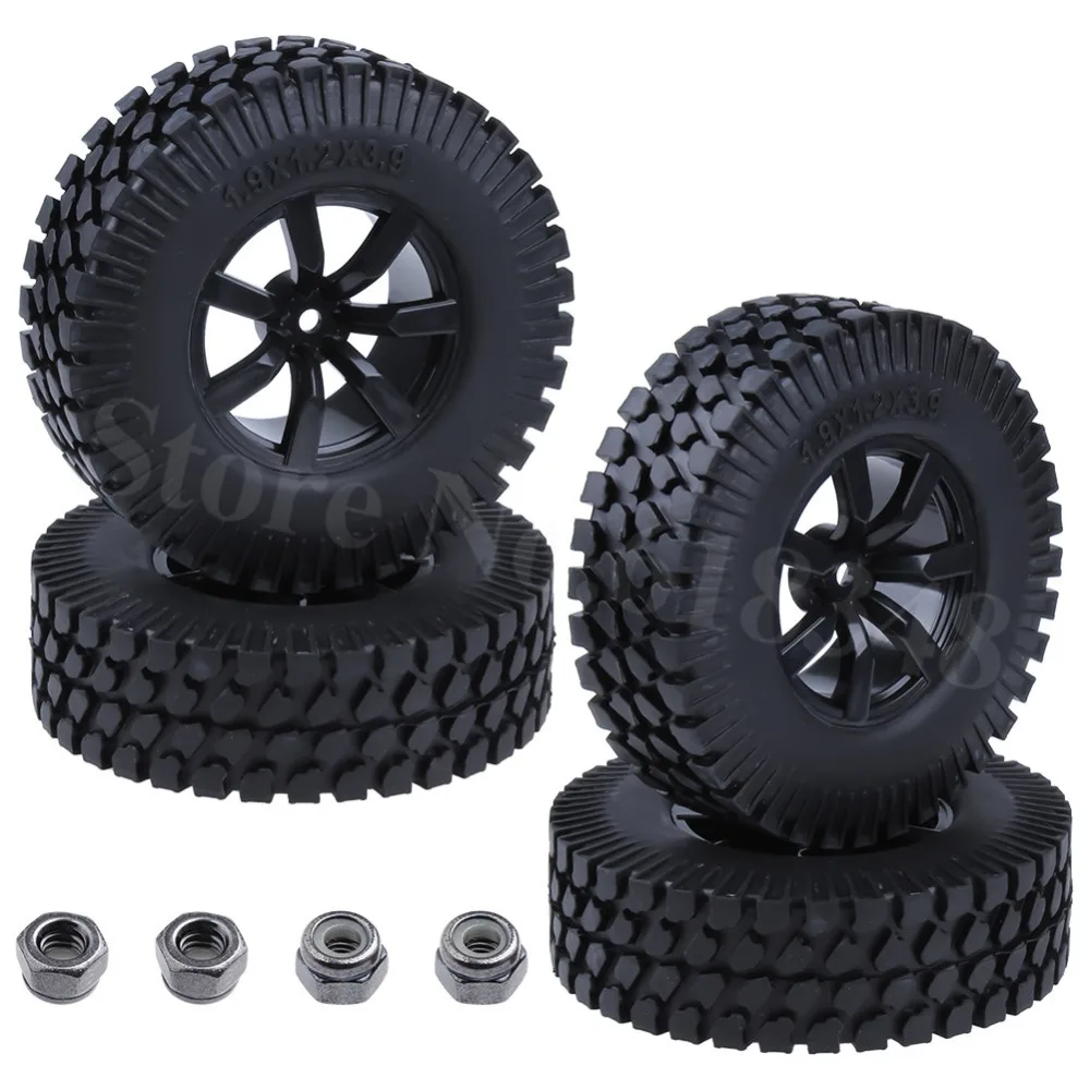 4x96 мм 1 9 дюйма шины и колесные диски с пеной 9x1 2x3 Для 1/10 RC Rock Crawler Axial SCX10 RC4WD D90 Redcat HSP