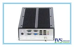 Высокая производительность OEM Встроенный промышленный компьютер Мини безвентиляторный IPC D525, Wallmounted