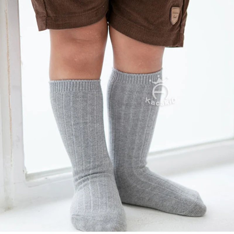 Топ Мода Мужская Осень-зима детские теплые хлопковые носки Детские носки Размеры на 0–4 л. Обувь для девочек Обувь для мальчиков