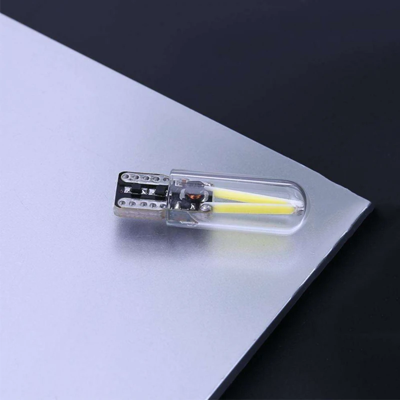 Светодиодная лампа W5W T10 led drl для салона автомобиля SMD 194 168 COB стеклянная