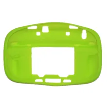 Зеленый Мягкий силиконовый чехол облегающий рукав чехол для nintendo wii U геймпад