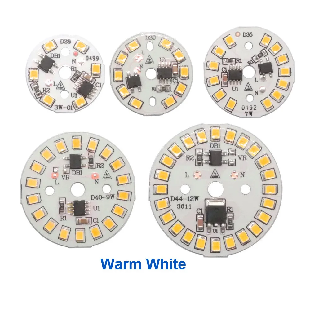 10PCS/LOT Driver Integrated LED Chip SMD For Bulb 220V Input Directly