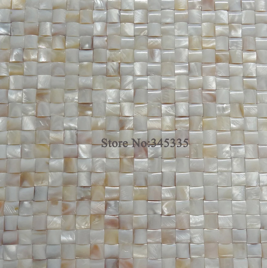 Koop Natuurlijke bolle shell moza iuml;ek tegel parelmoer behang keuken douche tegel badkamer muur backsplash tegels home improvement