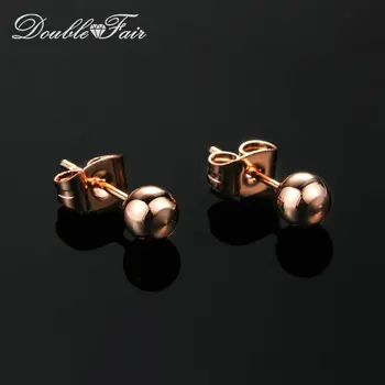 Metal Ball Stud Earrings
