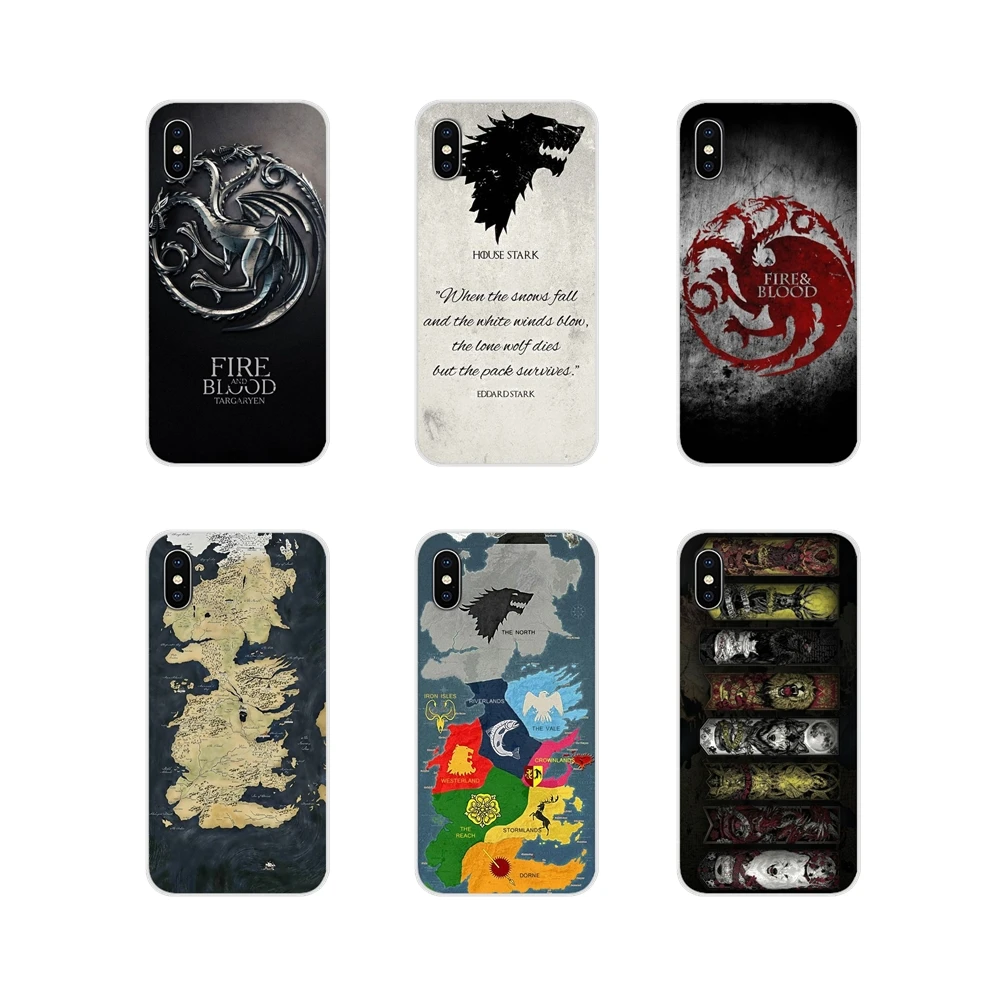 

Transparent Soft Shell Covers For Nokia 2 3 5 6 8 9 230 3310 2.1 3.1 5.1 7 Plus For LG Q6 7 8 9 X Power Jon Snow Game of Thrones