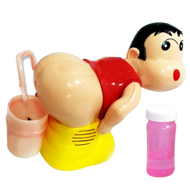 bubbles gun funny font b toy b font Fully automatic bubble machine ass bubble wind gun
