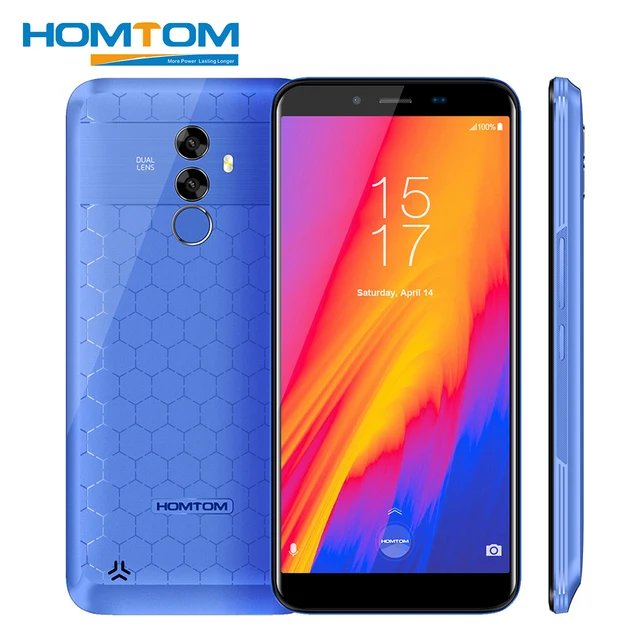 Best Offers HOMTOM S99 18:9 Full Display Mobile Phone Android 8.0 MTK6750 Octa Core 4GB RAM 64GB ROM 6200mAh Battery Face ID OTG Smartphone