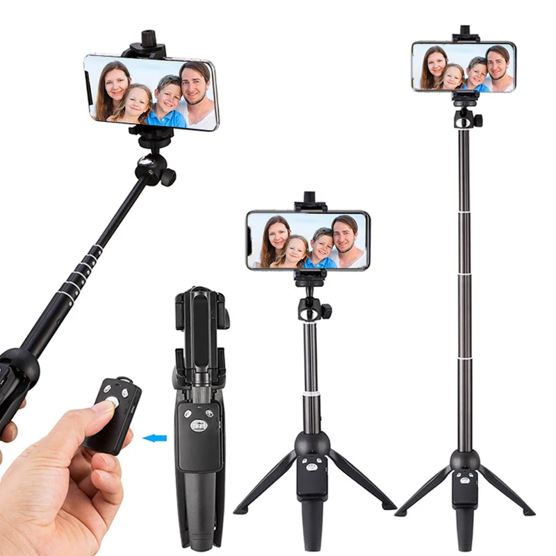 

Selfie Stick Bluetooth Tripod Monopod Wireless Portable selfy remote stick for iOS/Android smart phone for iPhone Gopro Yi Cam