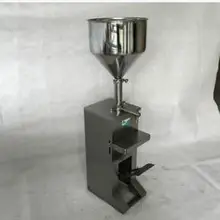 Вертикальный тип 100 обычная машина для наполнения ног паста для ног машина для наполнения нержавеющей стали ручная машина для наполнения