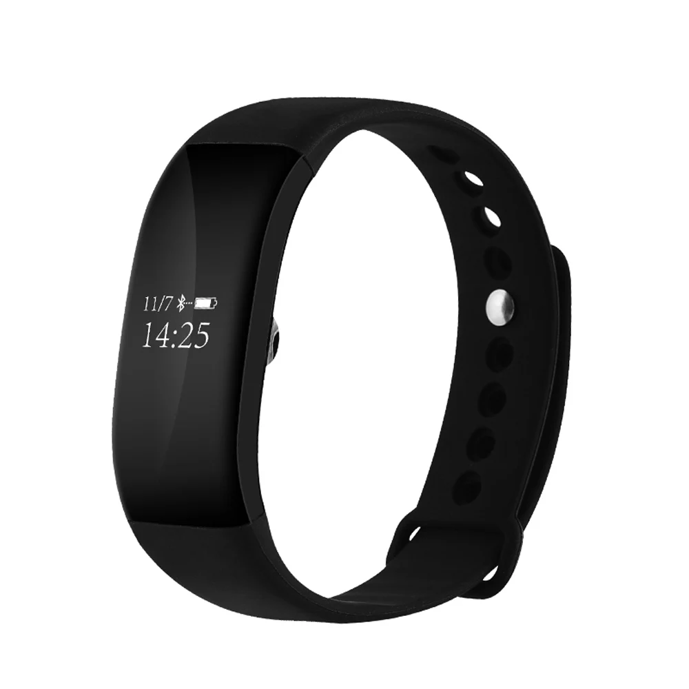Сердечного ритма Смарт-браслет с Bluetooth 4.0 Шагомер сна Мониторы Спорт умный
