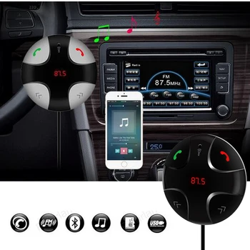 

Bluetooth FM transmitter SupportTF/USB MP3 Player Support A2DP built-in FM transmitter and MP3 player Bluetooth V3.0