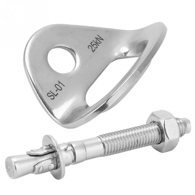25KN Rock Climbing Piton Anchor Set Stainless Steel Climbing Anchor