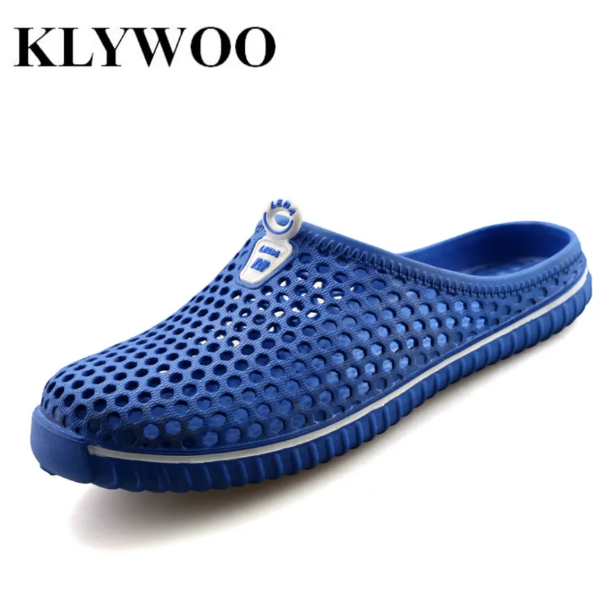 Fashion Men Women Breathable Slippers Hollow-out Beach Sandals Garden Hole Shoes