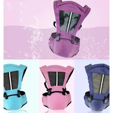 Многофункциональная дышащая Сумка-кенгуру для переноски ребенка с открытыми плечами два в одном Детский пояс подходит для детей 3-36 месяцев