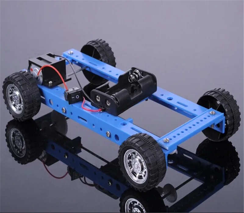 K910 Элегантная модель DIY четырехколесный автомобиль двигатель постоянного тока технология самостоятельной сборки игрушки для детей и студентов RU