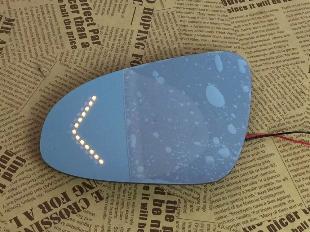 

Osmrk blue rear view mirror for Porsche Cayenne with electric heating, dynamic side turn signal,anti-glaring , bigger vision