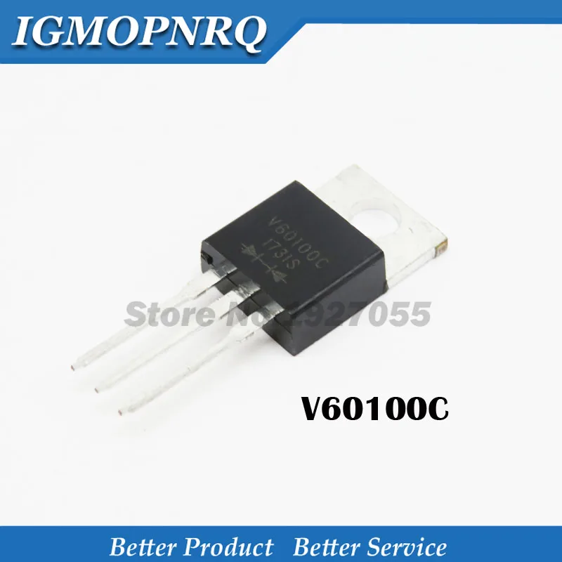 5 шт. V60100C TO-220 V60100 TO220 упакованный диод Шоттки общий катод 60 А 100 в оригинальный