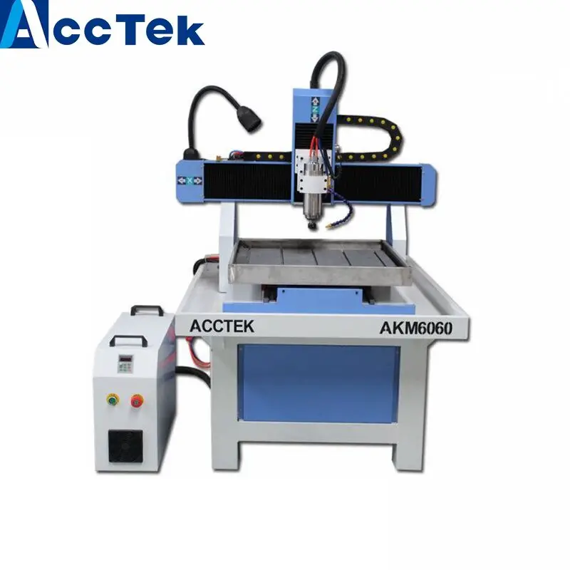 Acctek high quality easy operation metal nameplate engraving machine
