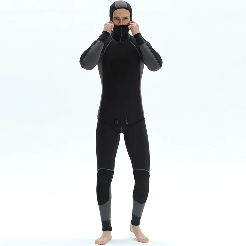 Сплит-Тип гидрокостюм для мужчин полный тело Дайвинг костюмы серферов дайверов виндсерферов каноэистов подводное плавание 3 мм неопрен мокрого костюма